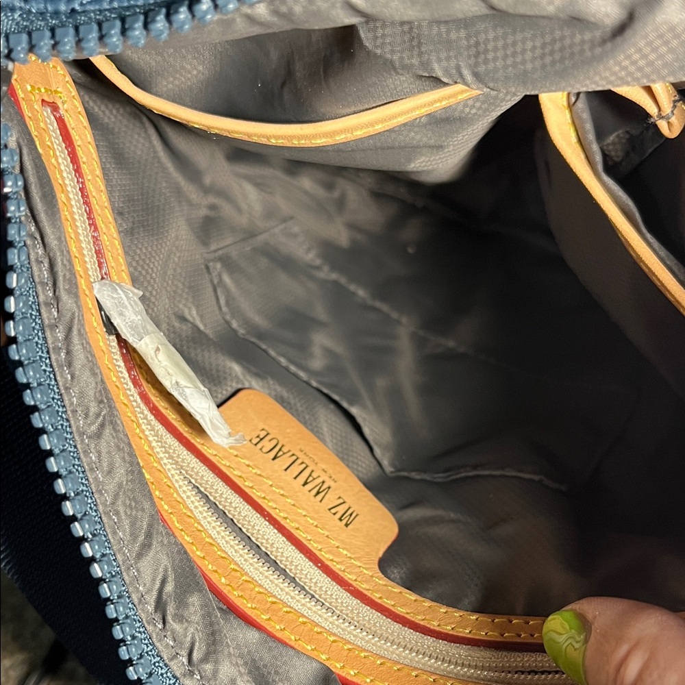 MZ Wallace Quilted Teal Crossbody Bag NWOT - Picture 2 of 4